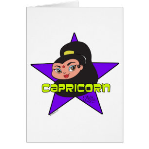 Tarjeta del Capricornio