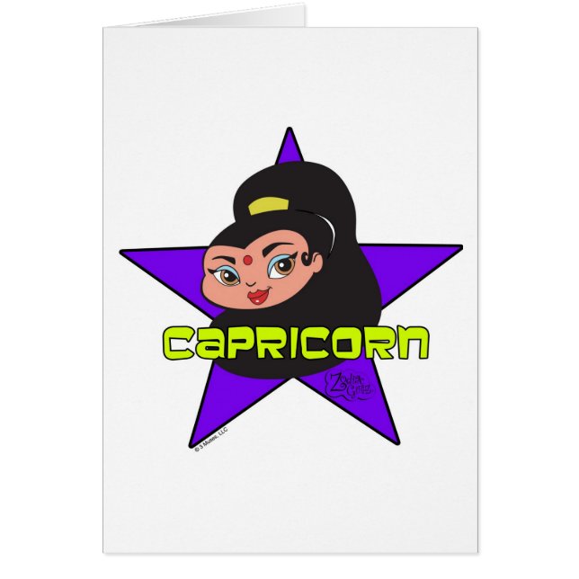Tarjeta del Capricornio (Frente)