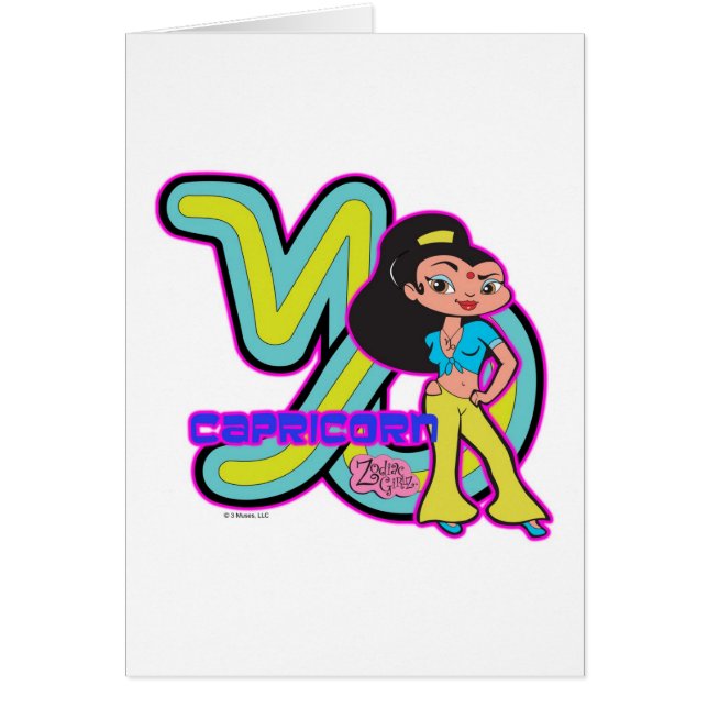 Tarjeta del Capricornio (Frente)