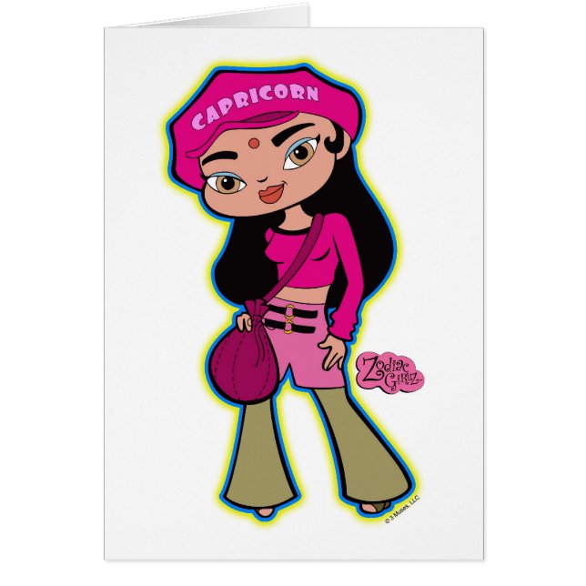 Tarjeta del Capricornio (Frente)