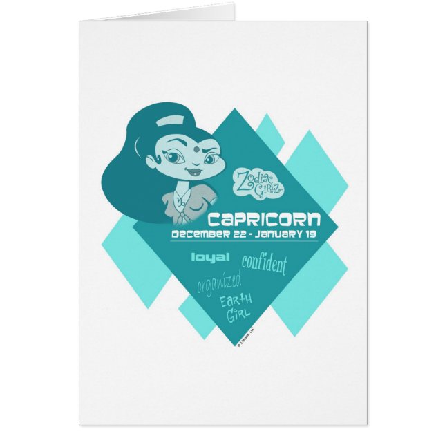 Tarjeta del Capricornio (Frente)