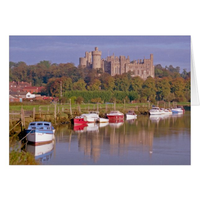 Tarjeta del castillo de Arundel (Anverso (Horizontal))