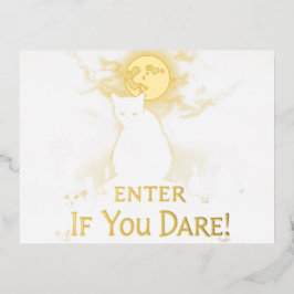 Tarjeta del Cementerio del Gato Negro Místico