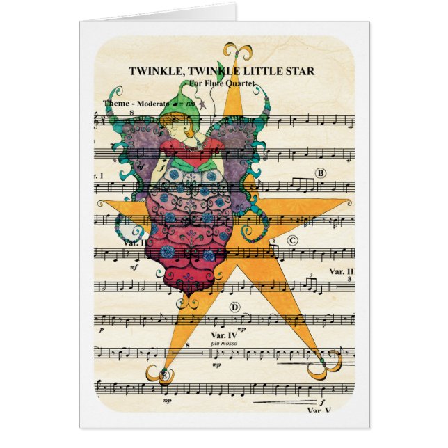 Tarjeta del centelleo (Frente)