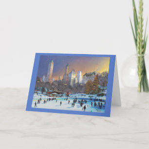 Tarjeta del Central Park de Paul McGehee "invierno