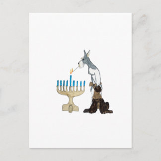 tarjeta del chanukah (Jánuca)