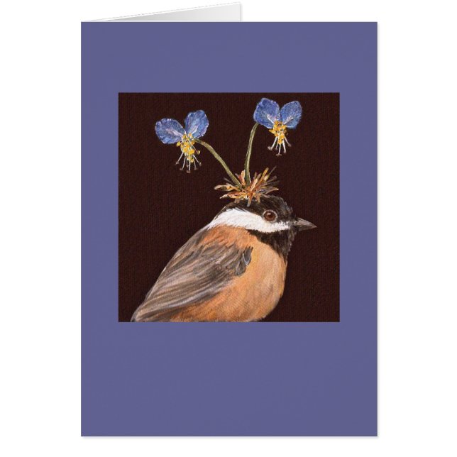 tarjeta del chickadee, Bronwyn (Frente)