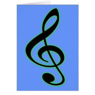 Tarjeta del Clef agudo