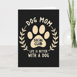 Tarjeta del Club Social de Mamá Perro