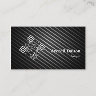 Tarjeta del código del negocio QR, 3,5" x 2,0",