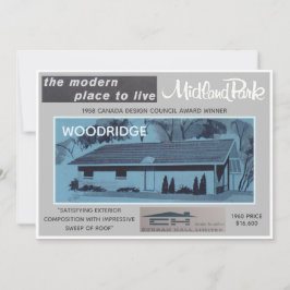 Tarjeta del coleccionable del modelo de la casa