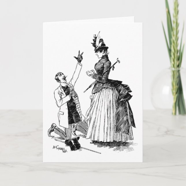 Tarjeta del compromiso de la enhorabuena (Anverso)