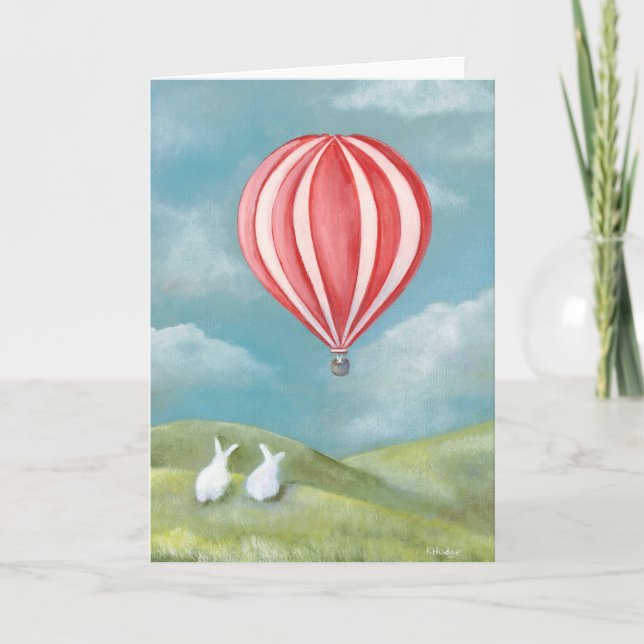 Tarjeta del conejo de conejito (Anverso)