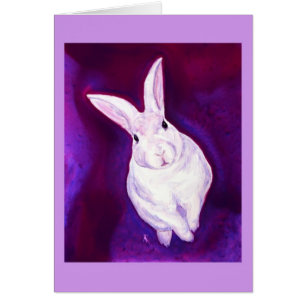 Tarjeta del conejo de conejito