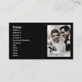 Tarjeta del consultor de la boda del vintage