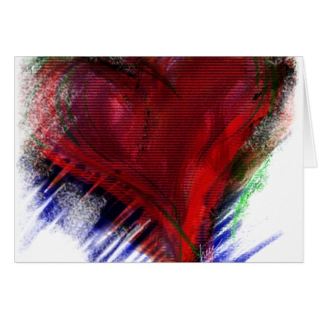 Tarjeta del corazón (Anverso (Horizontal))