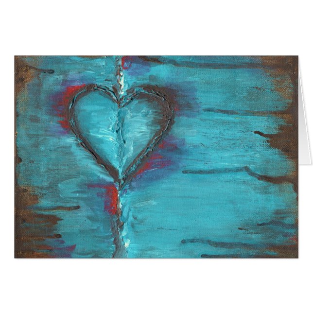 Tarjeta del corazón (Anverso (Horizontal))