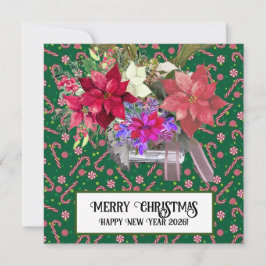 Tarjeta del Corazón de Navidad