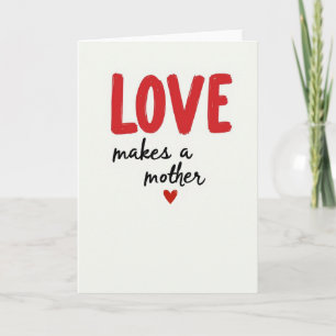 Tarjeta del Corazón de una Madre por Amor