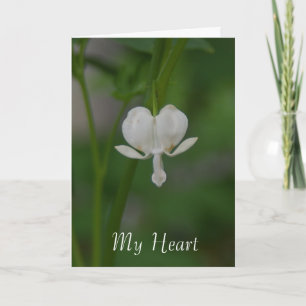 Tarjeta del corazón sangrante