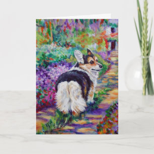 Tarjeta del Corgi Galés del Pembroke