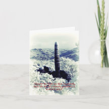 Tarjeta del cristiano del cactus del país de las