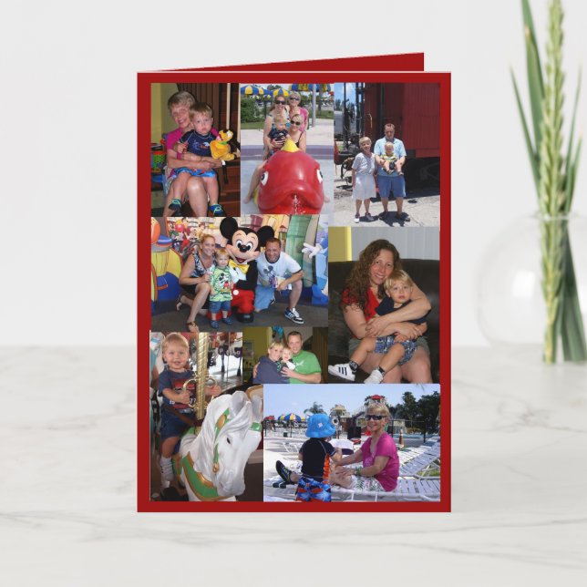 Tarjeta del cumpleaños de la mamá (Anverso)