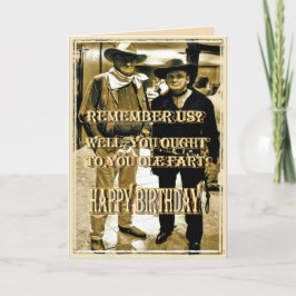 Tarjeta del cumpleaños de Larry