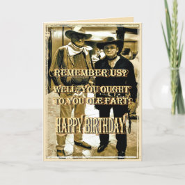 Tarjeta del cumpleaños de Larry