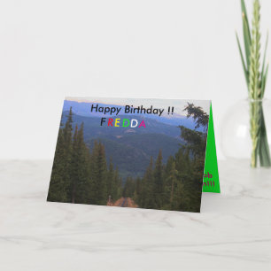 Tarjeta del cumpleaños máxima de Pike