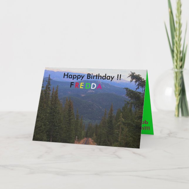 Tarjeta del cumpleaños máxima de Pike (Anverso)