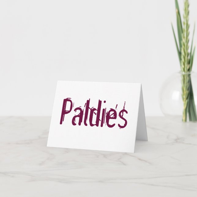 Tarjeta del de agradecimiento (Anverso)