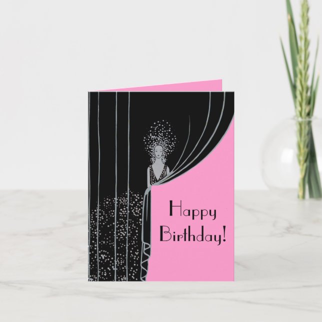 Tarjeta del ~ de la placa de moda de la cortina (Anverso)