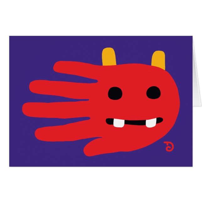 Tarjeta del demonio (Anverso (Horizontal))