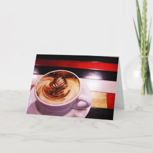 Tarjeta del descanso para tomar café