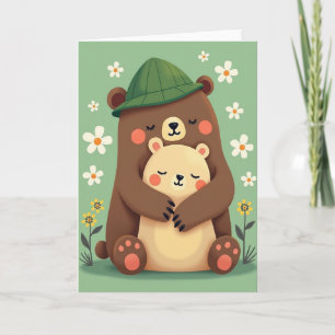 Tarjeta del Día de Abrazos de Oso