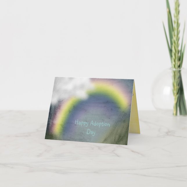 tarjeta del día de adopción feliz (Anverso)