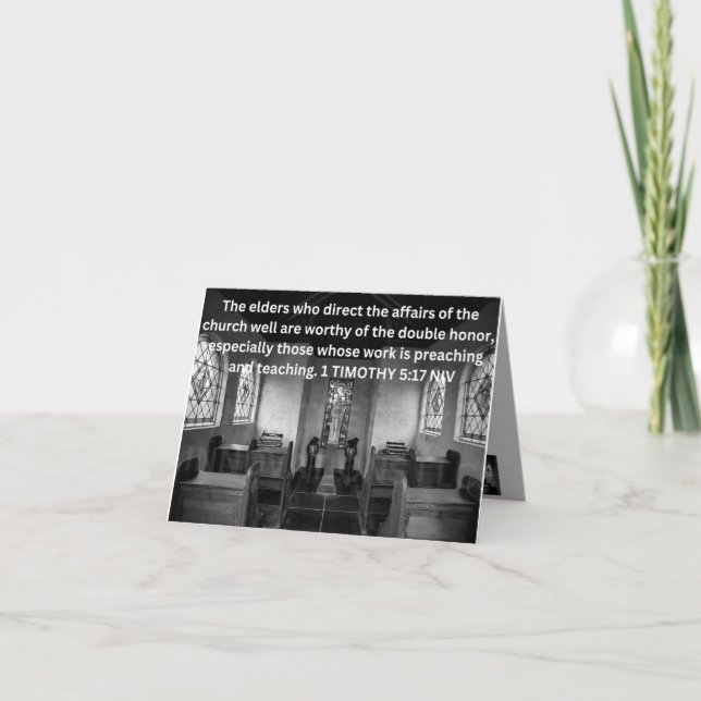 TARJETA DEL DÍA DE APRECIACIÓN DE CLERGY 2 (Anverso)