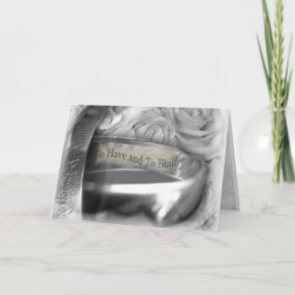 Tarjeta del día de boda