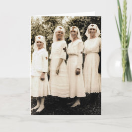 Tarjeta del Día de Enfermeras Vintage