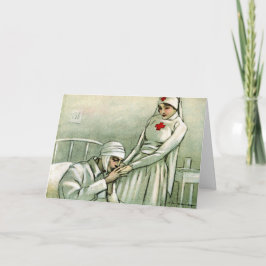 Tarjeta del Día de Enfermeras Vintage