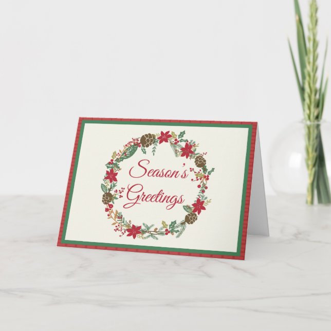 Tarjeta del día de fiesta (Anverso)