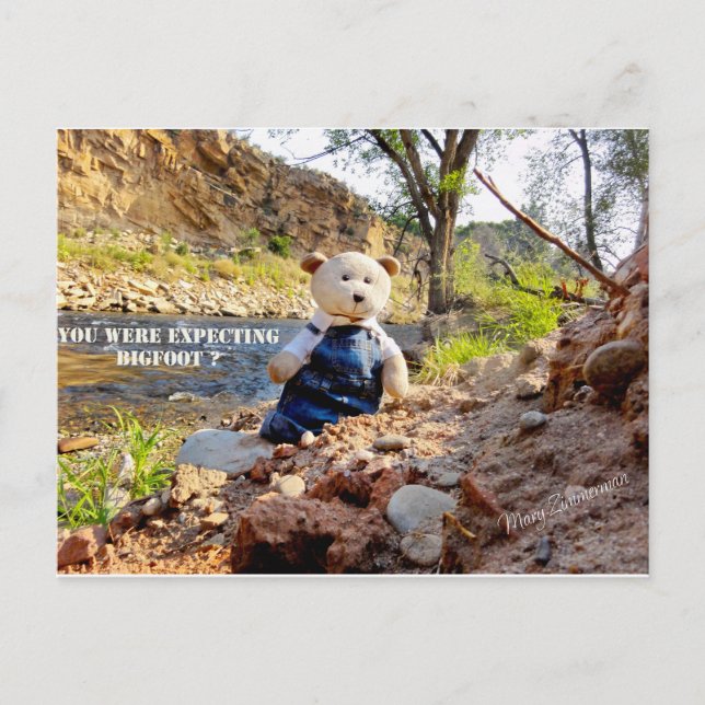 Tarjeta del día de fiesta de "Bigfoot" (Anverso)