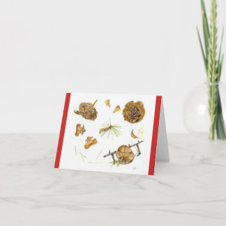 Tarjeta del día de fiesta de Deodara del Cedrus