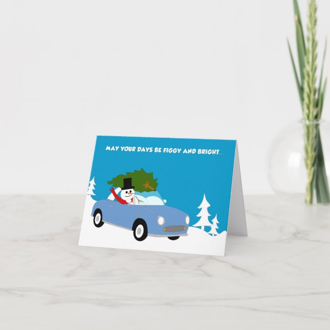 Tarjeta del día de fiesta de Figaro (Anverso)