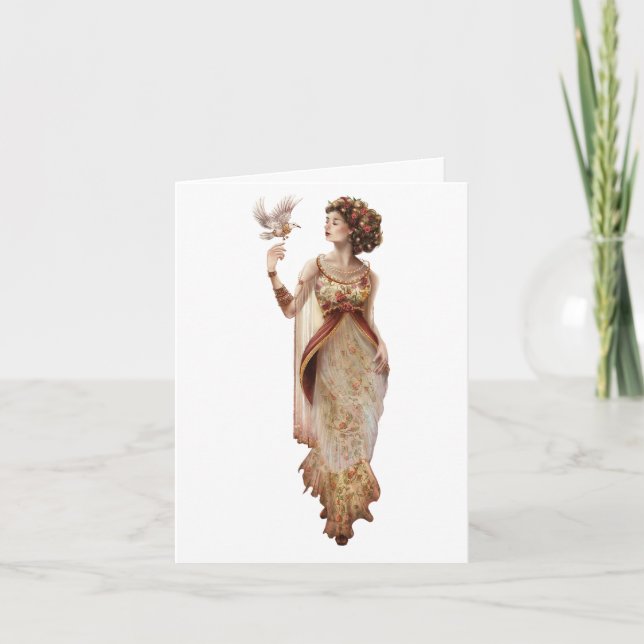 Tarjeta del día de fiesta de Galatea (Anverso)