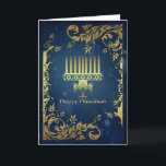 tarjeta del día de fiesta de Jánuca con el menorah<br><div class="desc">tarjeta del día de fiesta de Jánuca con el menorah</div>