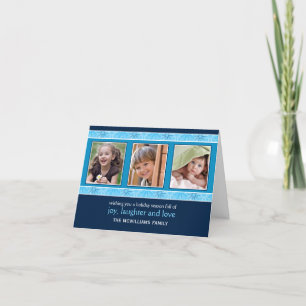 Tarjeta del día de fiesta de la foto