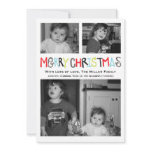 Tarjeta del día de fiesta de la foto de las