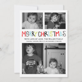 Tarjeta del día de fiesta de la foto de las